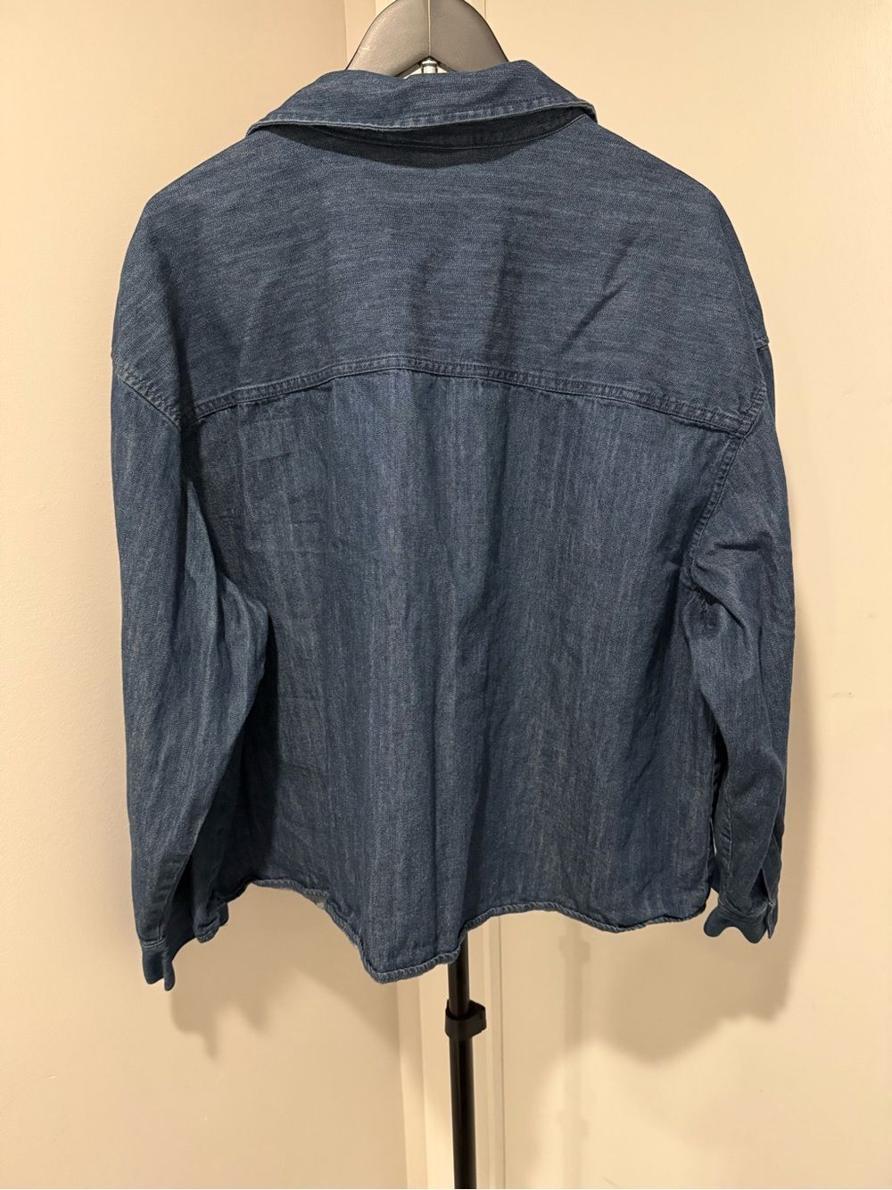 Woolrich Indigo Denim Button-Down Shirt - Picture 4 of 9